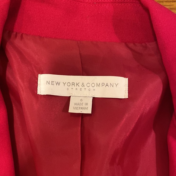 New York Company - Hot Pink Blazer - Size 6 - Picture 4 of 6